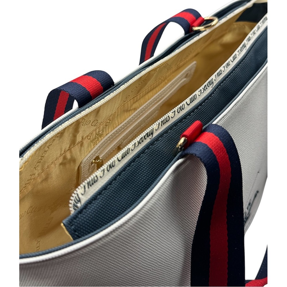Beverly Hills Polo Club BH-4080 Γυναικεία Τσάντα Ώμου Λευκή Bags