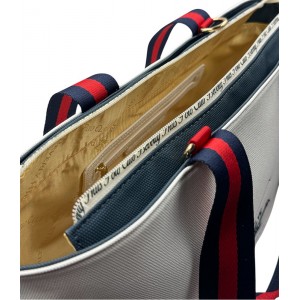Beverly Hills Polo Club BH-4080 Γυναικεία Τσάντα Ώμου Λευκή Bags