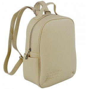 Beverly Hills Polo Club BH-4122 Γυναικεία Τσάντα Πλάτης Backpack Μπεζ Bags