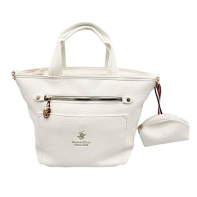 Beverly Hills Polo Club BH-4133 Γυναικεία Τσάντα Λευκή
