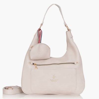 Beverly Hills Polo Club BH-4134 Γυναικεία Τσάντα Μπεζ