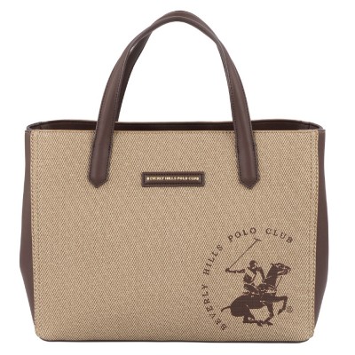 Beverly Hills Polo Club BH-4211 Γυναικεία Τσάντα Ώμου Καφέ