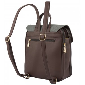 Beverly Hills Polo Club BH-4213 Γυναικεία Τσάντα Πλάτης Backpack Πράσινη Bags