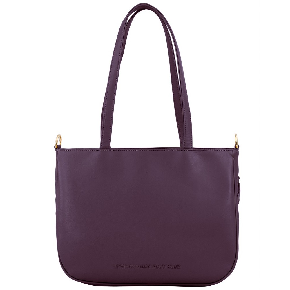 Beverly Hills Polo Club BH-4231 Γυναικεία Τσάντα Ώμου Μωβ Τσάντες