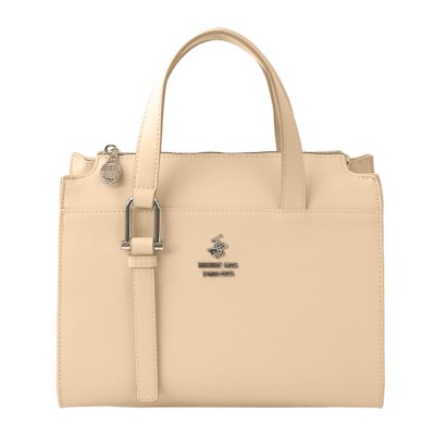 Beverly Hills Polo Club BH-4441 Γυναικεία Τσάντα Χειρός Μπεζ