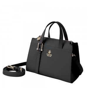 Beverly Hills Polo Club BH-4441 Women's Handbag Black Bags