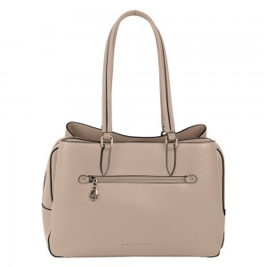 Beverly Hills Polo Club BH-4450 Γυναικεία Τσάντα Ώμου Μπεζ Τσάντες