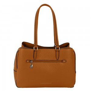 Beverly Hills Polo Club BH-4450 Women's Shoulder Bag Tan Bags