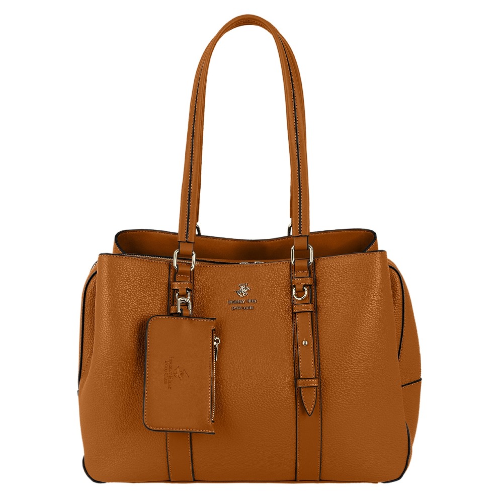 Beverly Hills Polo Club BH-4450 Women's Shoulder Bag Tan Bags