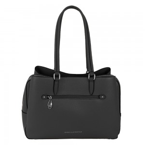 Beverly Hills Polo Club BH-4450 Γυναικεία Τσάντα Ώμου Μαύρη Τσάντες
