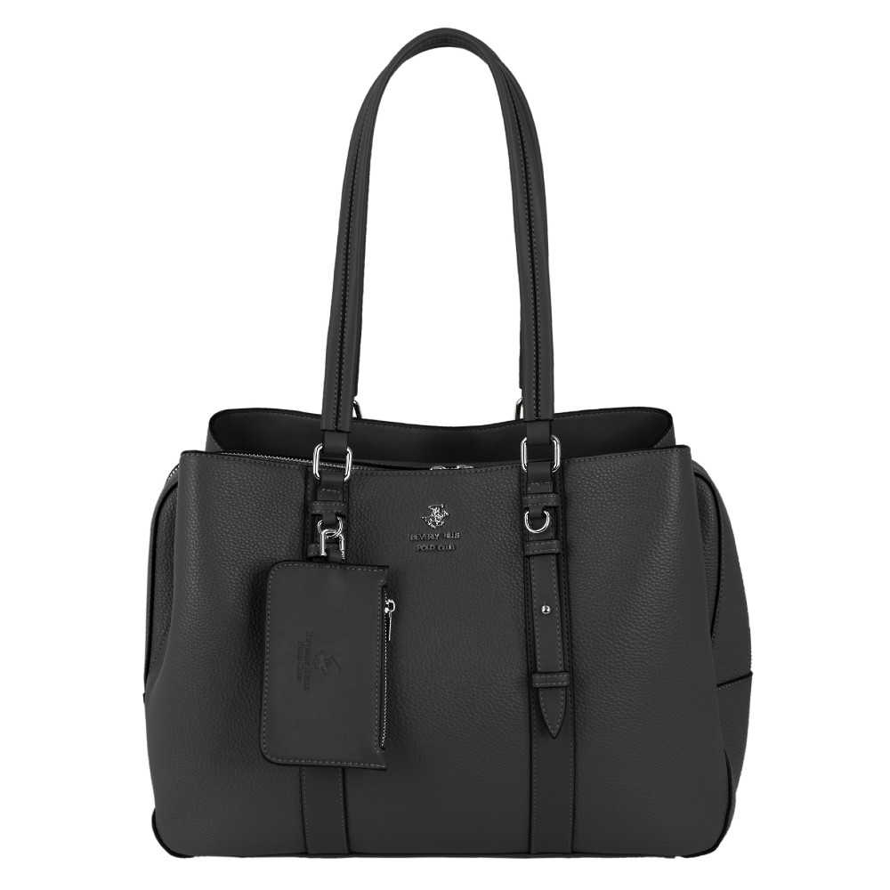 Beverly Hills Polo Club BH-4450 Γυναικεία Τσάντα Ώμου Μαύρη Τσάντες