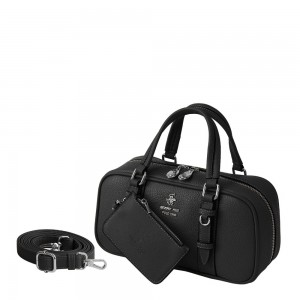 Beverly Hills Polo Club BH-4452 Γυναικεία Τσάντα Χειρός/Χιαστή Μαύρη Τσάντες