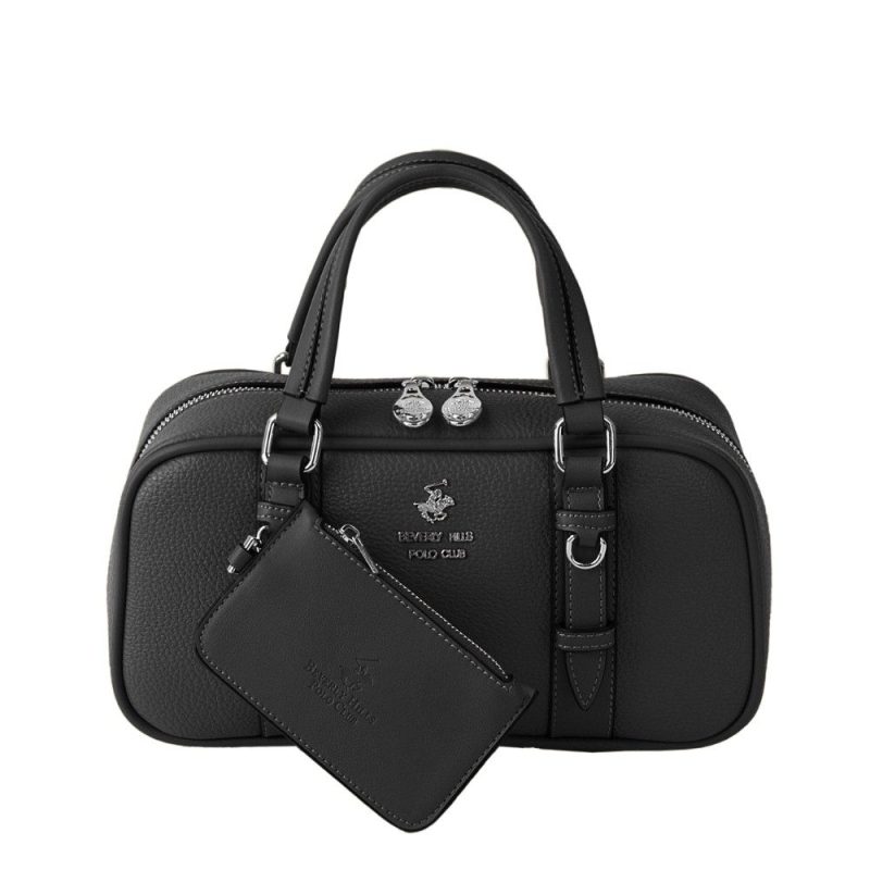Beverly Hills Polo Club BH-4452 Γυναικεία Τσάντα Χειρός/Χιαστή Μαύρη Beverly hills Polo club