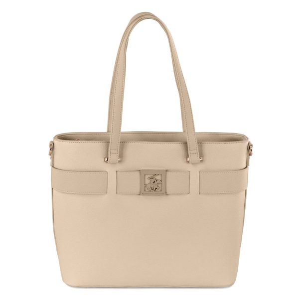 Beverly Hills Polo Club BH-4490 Γυναικεία Τσάντα Ώμου Μπεζ