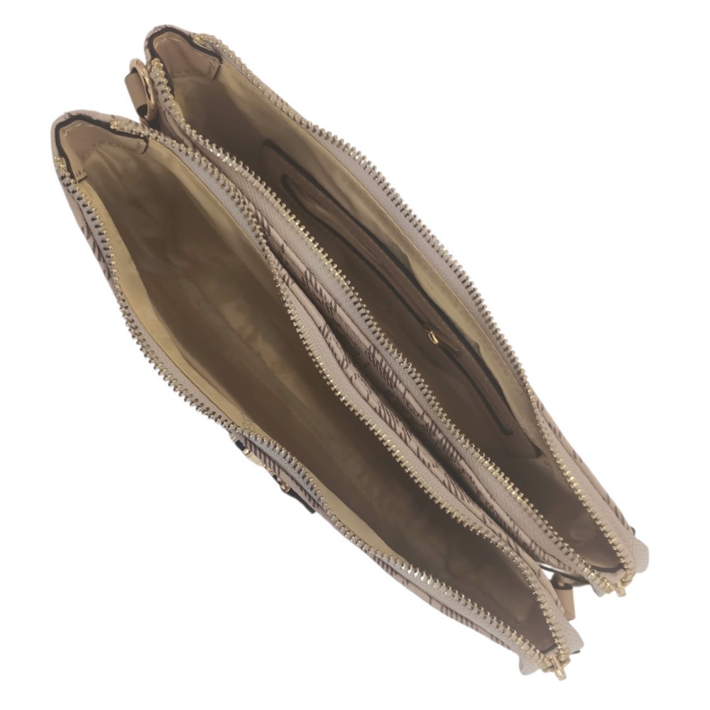 Beverly Hills Polo Club BH-4536 Women's Shoulder Bag Beige Bags