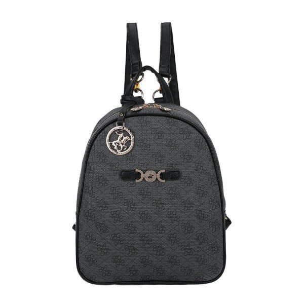 Beverly Hills Polo Club BH-4662 Backpack Γυναικεία Τσάντα Πλάτης Μαύρη