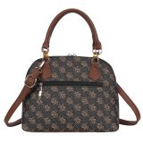 Beverly Hills Polo Club BH-4663 Γυναικεία Τσάντα Χειρός/Ώμου Καφέ 3