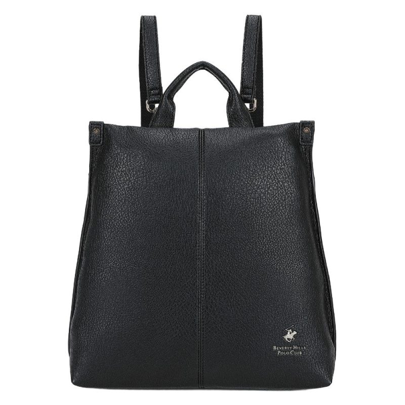 Beverly Hills Polo Club BH-4742 Backpack Γυναικεία Τσάντα Πλάτης Μαύρη Beverly hills Polo club