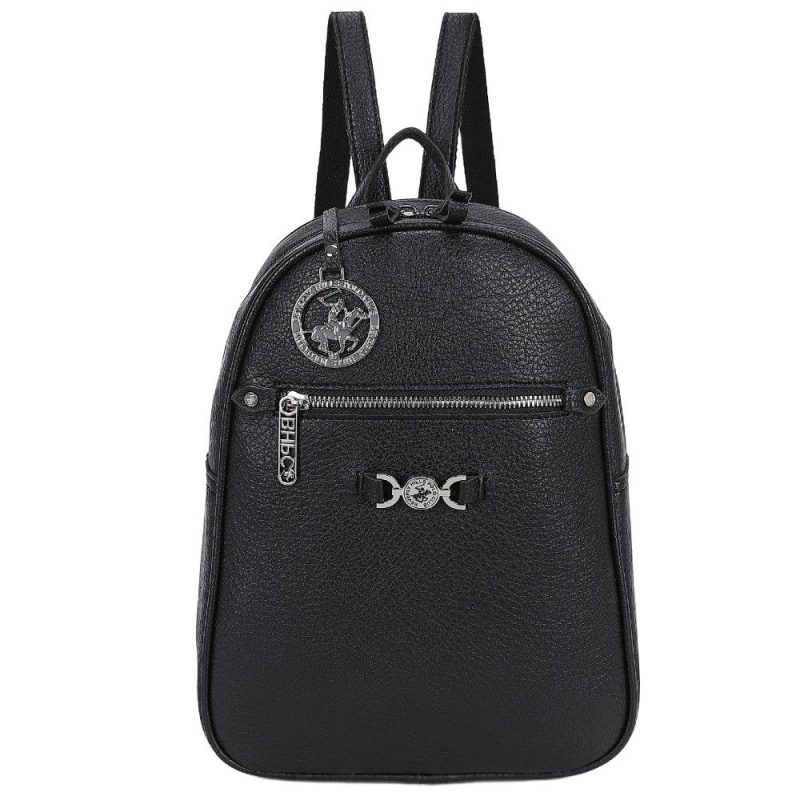 Beverly Hills Polo Club BH-4752 Backpack Γυναικεία Τσάντα Πλάτης Μαύρη Beverly hills Polo club