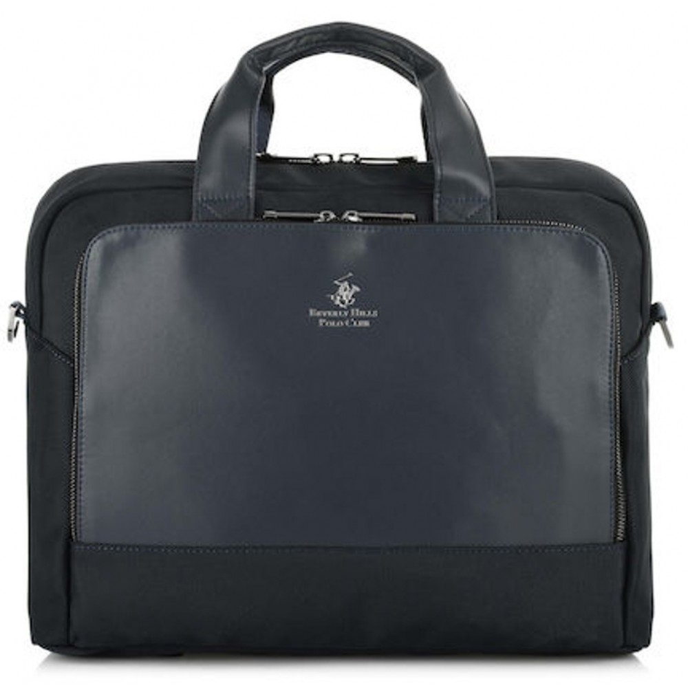 Beverly Hills Polo Club Χαρτοφύλακας BH-8463 Μπλε Bags