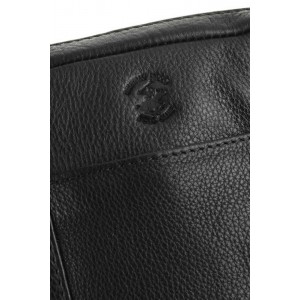 Beverly Hills Polo Club BH-8472 Τσάντα Ώμου / Χιαστί Δερμάτινη Μαύρη Τσάντες