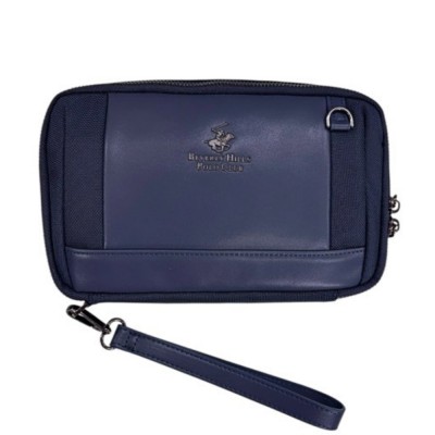 Beverly Hills Polo Club BH-8490 Ανδρική Τσάντα Χειρός Μπλε