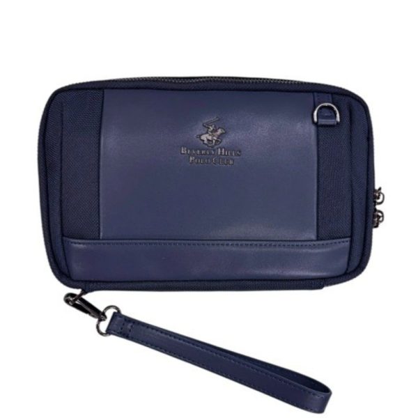 Beverly Hills Polo Club BH-8490 Ανδρική Τσάντα Χειρός Μπλε