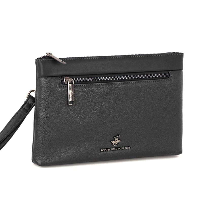 Beverly Hills Polo Club BH-8510 Ανδρική Τσάντα Χειρός Μαύρη Beverly hills Polo club
