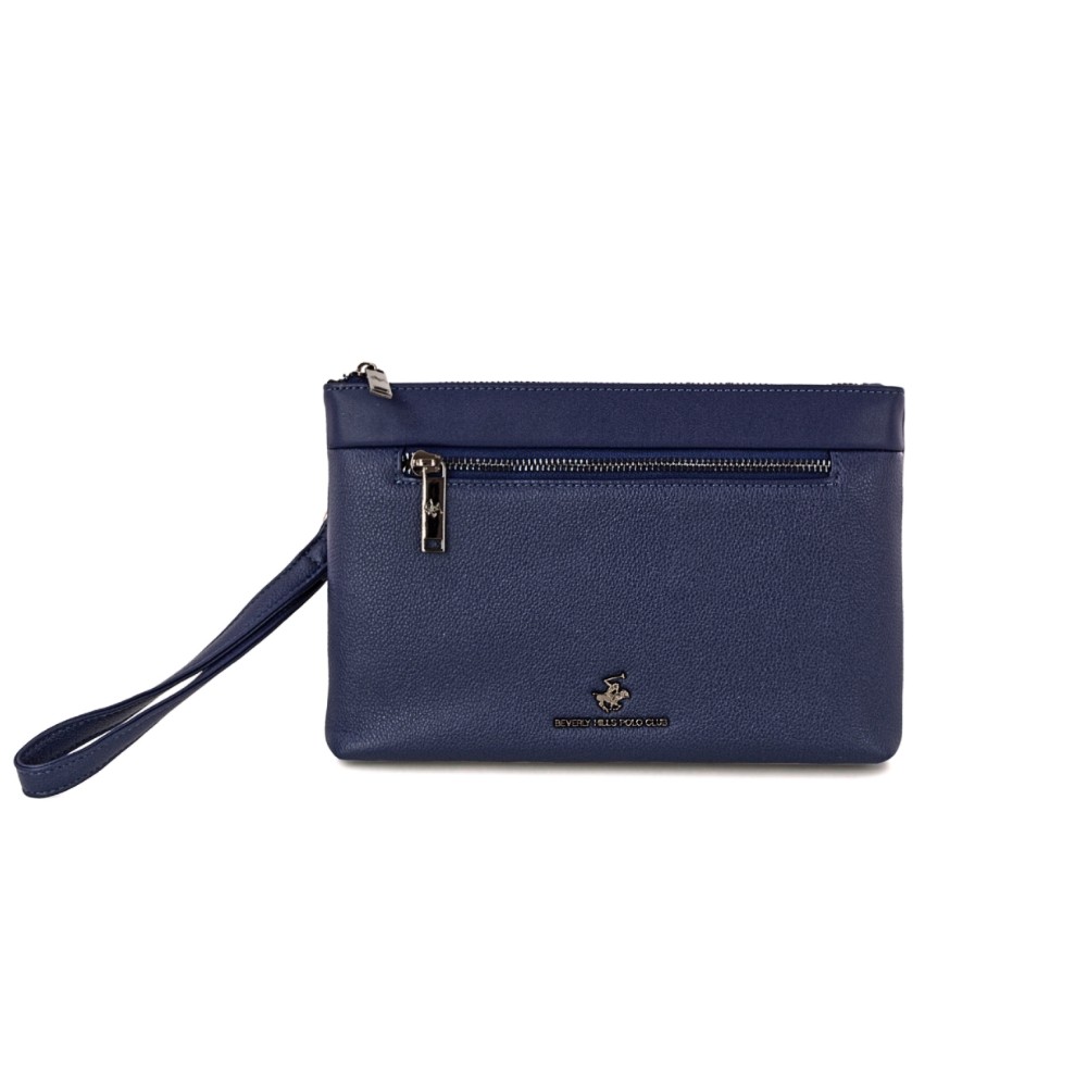 Beverly Hills Polo Club BH-8510 Ανδρική Τσάντα Χειρός Μπλε Τσάντες