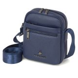 Beverly Hills Polo Club BH-8512 Ανδρική Τσάντα Χιαστή Μπλε 1