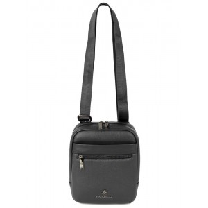 Beverly Hills Polo Club BH-8513 Ανδρική Τσάντα Χιαστή Μαύρη Τσάντες