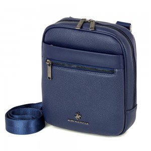 Beverly Hills Polo Club BH-8513 Men's Blue Crossbody Bag Bags