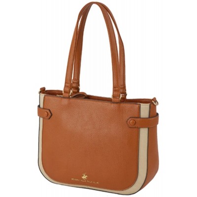 Beverly Hills Polo Club BH-4030 Γυναικεία Τσάντα Ώμου Ταμπά