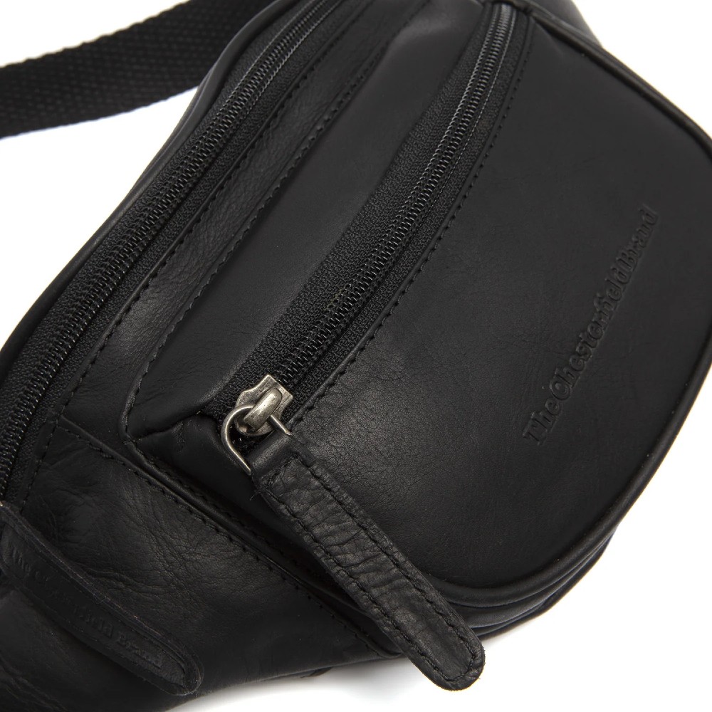 The Chesterfield Brand C23.000200 Jack Waist Pack Δερμάτινη Τσάντα Μέσης Μαύρη Τσάντες