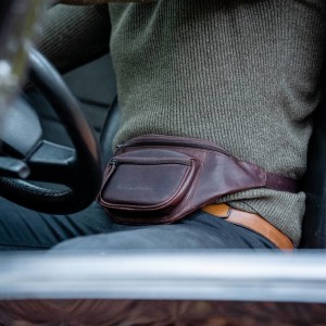 The Chesterfield Brand C23.000201 Jack Waist Pack Leather Brown Waist Bag Bags