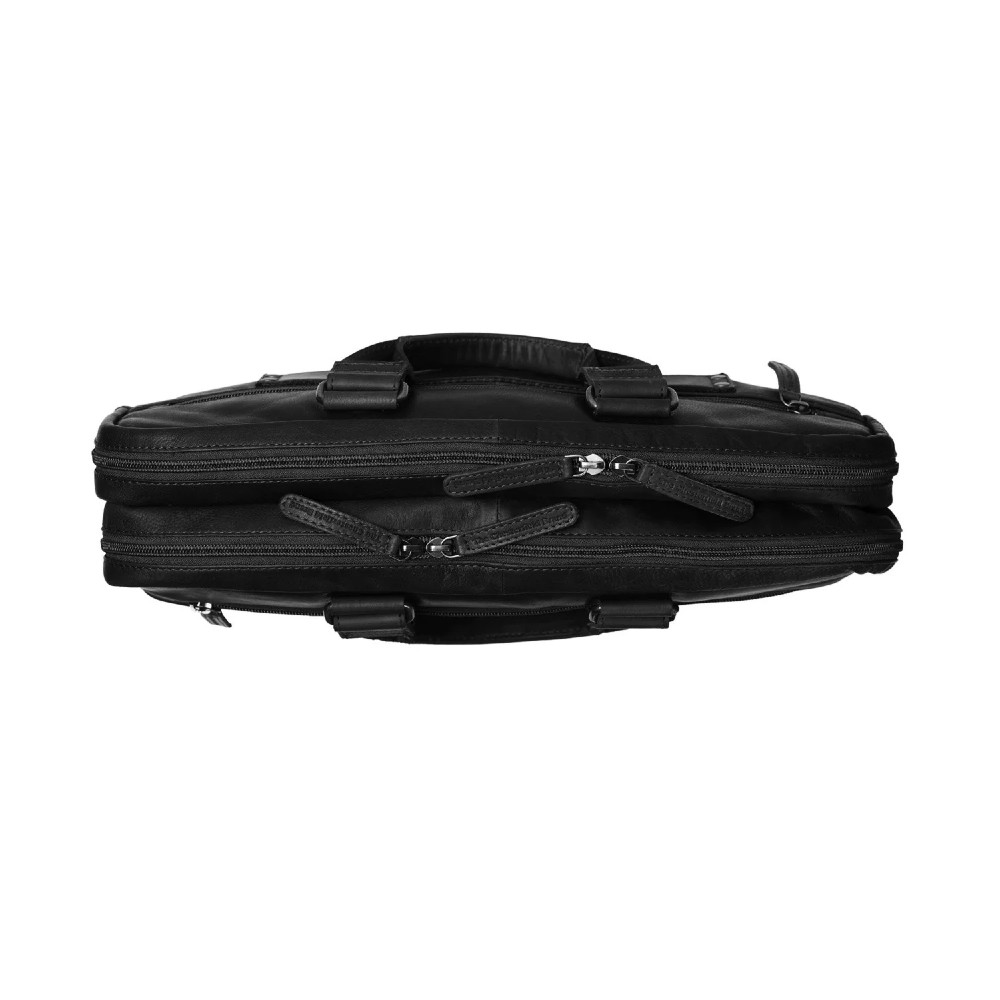 The Chesterfield Brand C40.101000 Sheth Professional Bag- Briefcase made of Leather Black Business bags