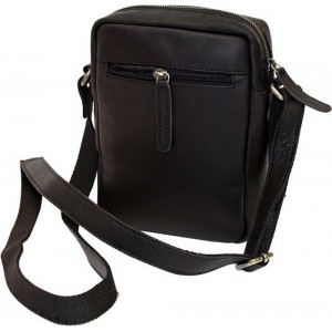 The Chesterfield Brand C48.071400 Δερμάτινο Ανδρικό Τσαντάκι Χιαστί/Ώμου Μαύρο Τσάντες