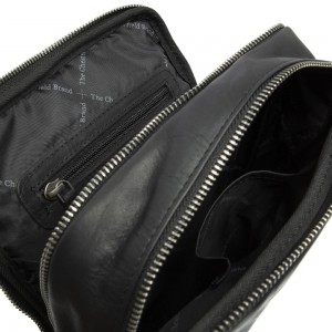 The Chesterfield Brand C48.0955-011 Leather Men's Crossbody/Shoulder Bag Black Bags