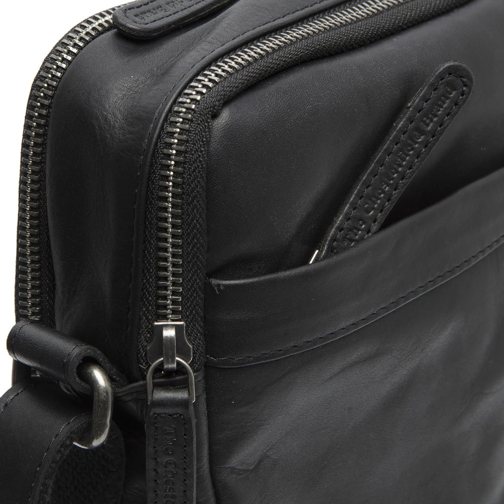 The Chesterfield Brand C48.0955-011 Leather Men's Crossbody/Shoulder Bag Black Bags