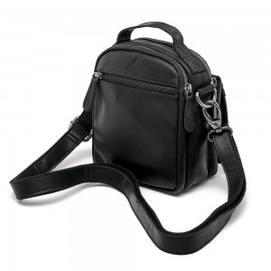 The Chesterfield Brand C48.182600 Leather Men's Crossbody/Shoulder Bag Black Bags