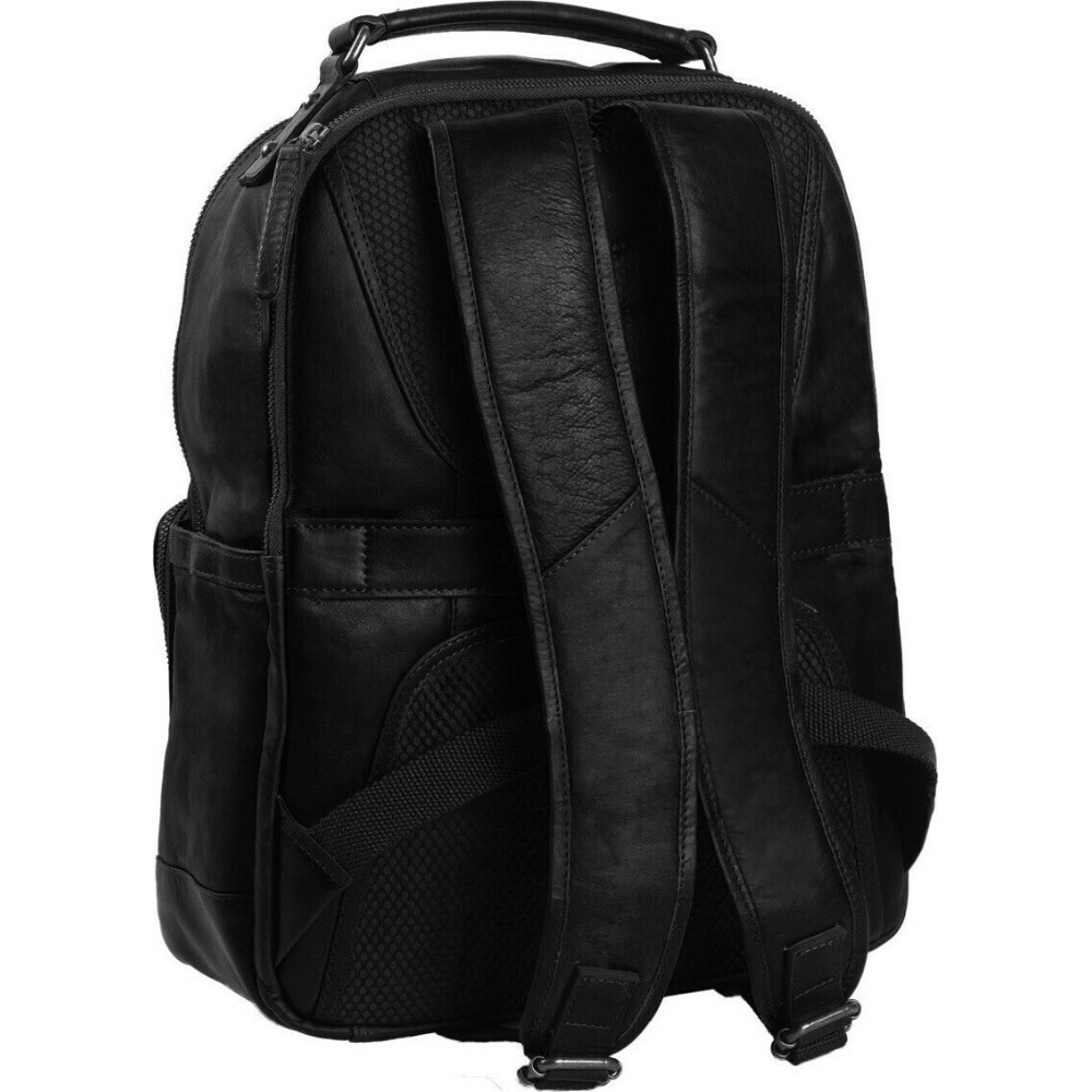 The Chesterfield Brand C58.018400 Austin Επαγγελματική Τσάντα Πλάτης από Δέρμα Μαύρη Τσάντες