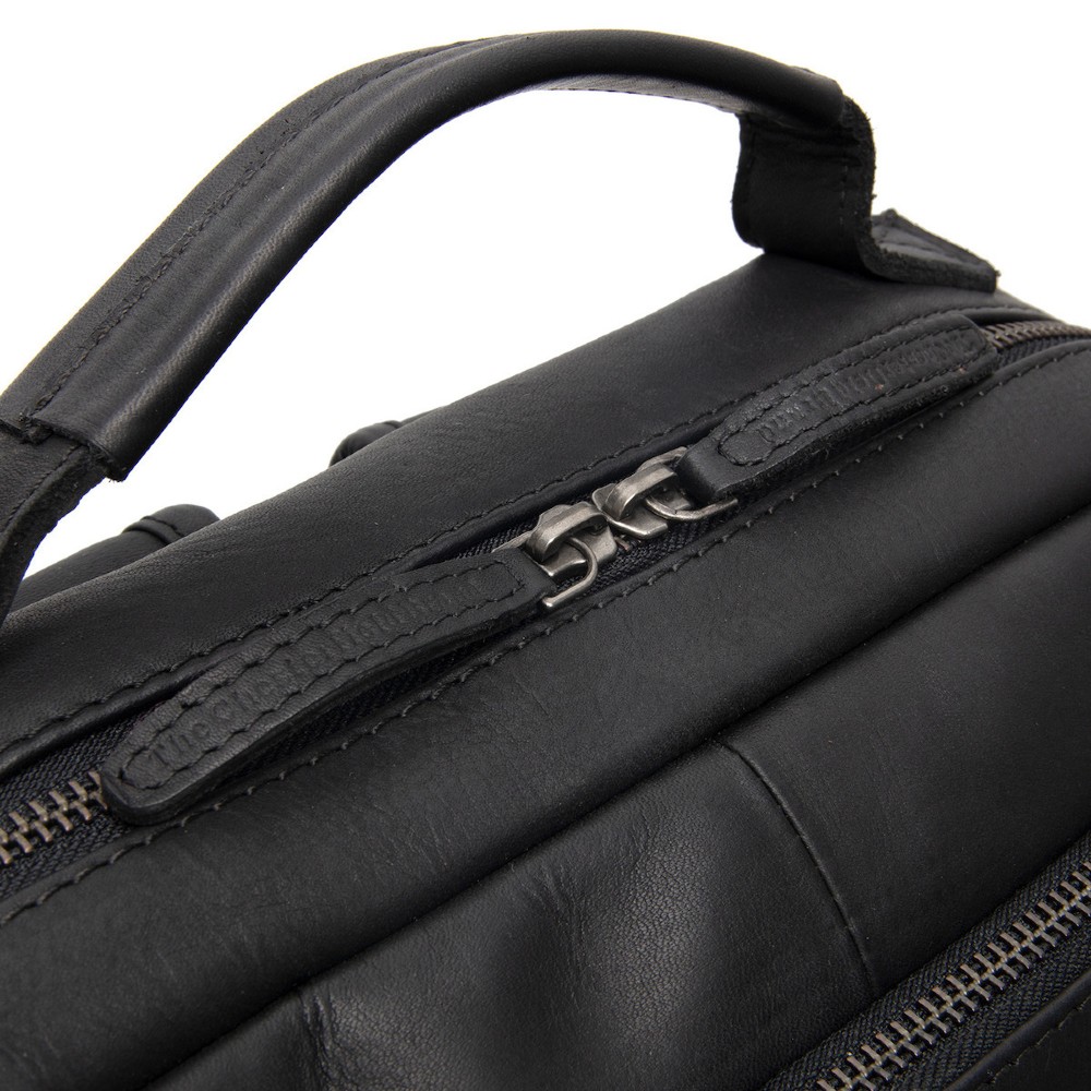 The Chesterfield Brand C58.700300 Philippe Επαγγελματική Τσάντα Πλάτης από Δέρμα Μαύρη Τσάντες
