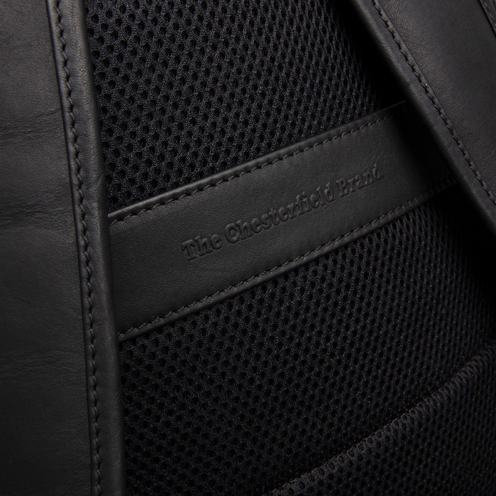 The Chesterfield Brand C58.700300 Philippe Επαγγελματική Τσάντα Πλάτης από Δέρμα Μαύρη Τσάντες