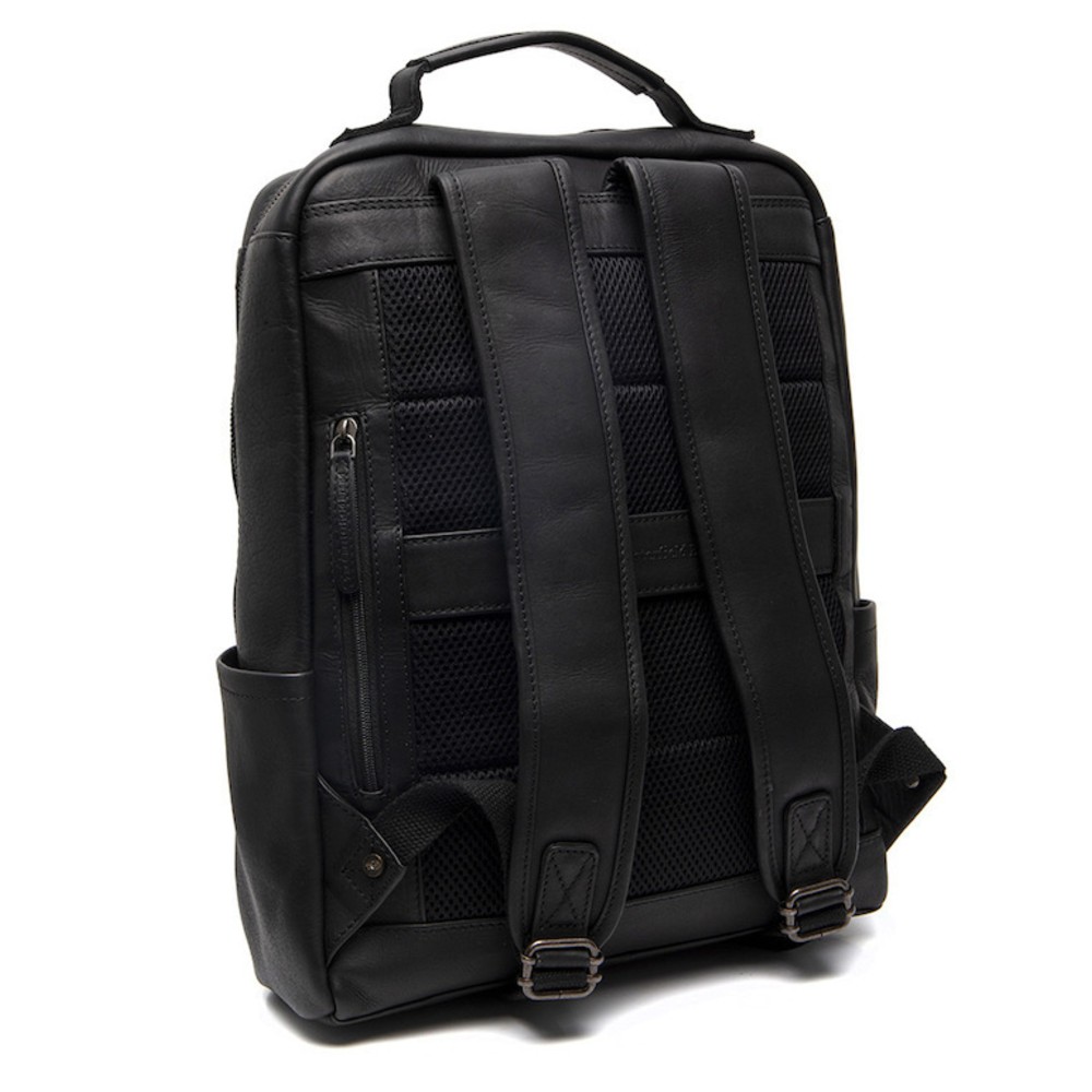 The Chesterfield Brand C58.700300 Philippe Επαγγελματική Τσάντα Πλάτης από Δέρμα Μαύρη Τσάντες