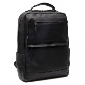 The Chesterfield Brand C58.700300 Philippe Επαγγελματική Τσάντα Πλάτης από Δέρμα Μαύρη Τσάντες