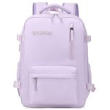 Classic Diamond SW6885 Σακίδιο Πλάτης Backpack Με USB Λιλά 1