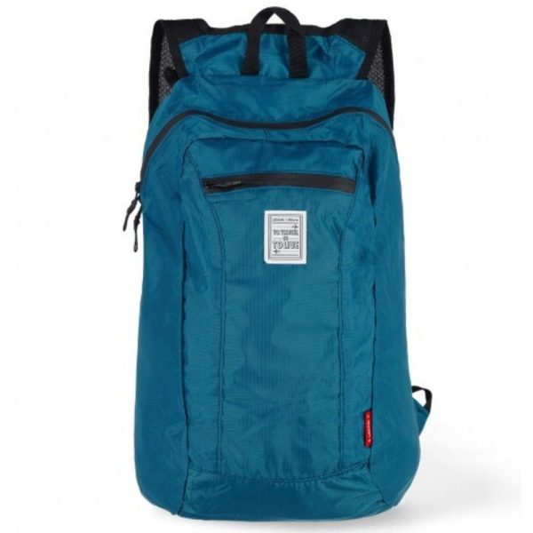 Legami Milano FB0002 Foldable Backpack Αναδιπλούμενο Σακίδιο Πλάτης Μπλε