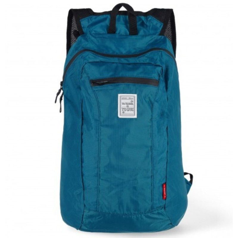 Legami Milano FB0002 Foldable Backpack Αναδιπλούμενο Σακίδιο Πλάτης Μπλε LEGAMI