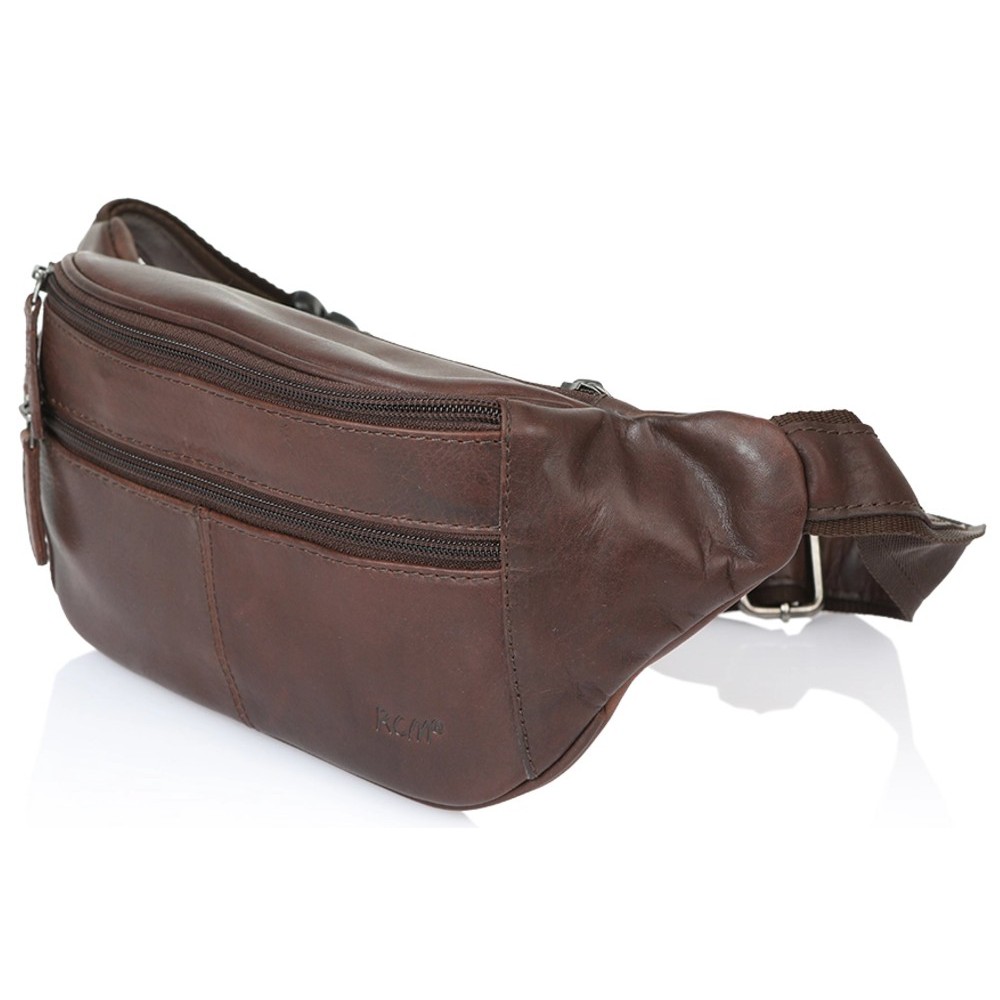 RCM H30 Men's Brown Leather Waist Bag Bags