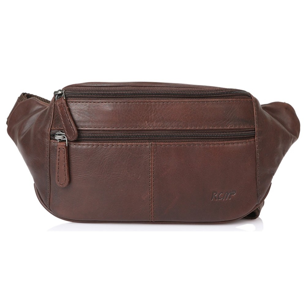 RCM H30 Men's Brown Leather Waist Bag Bags